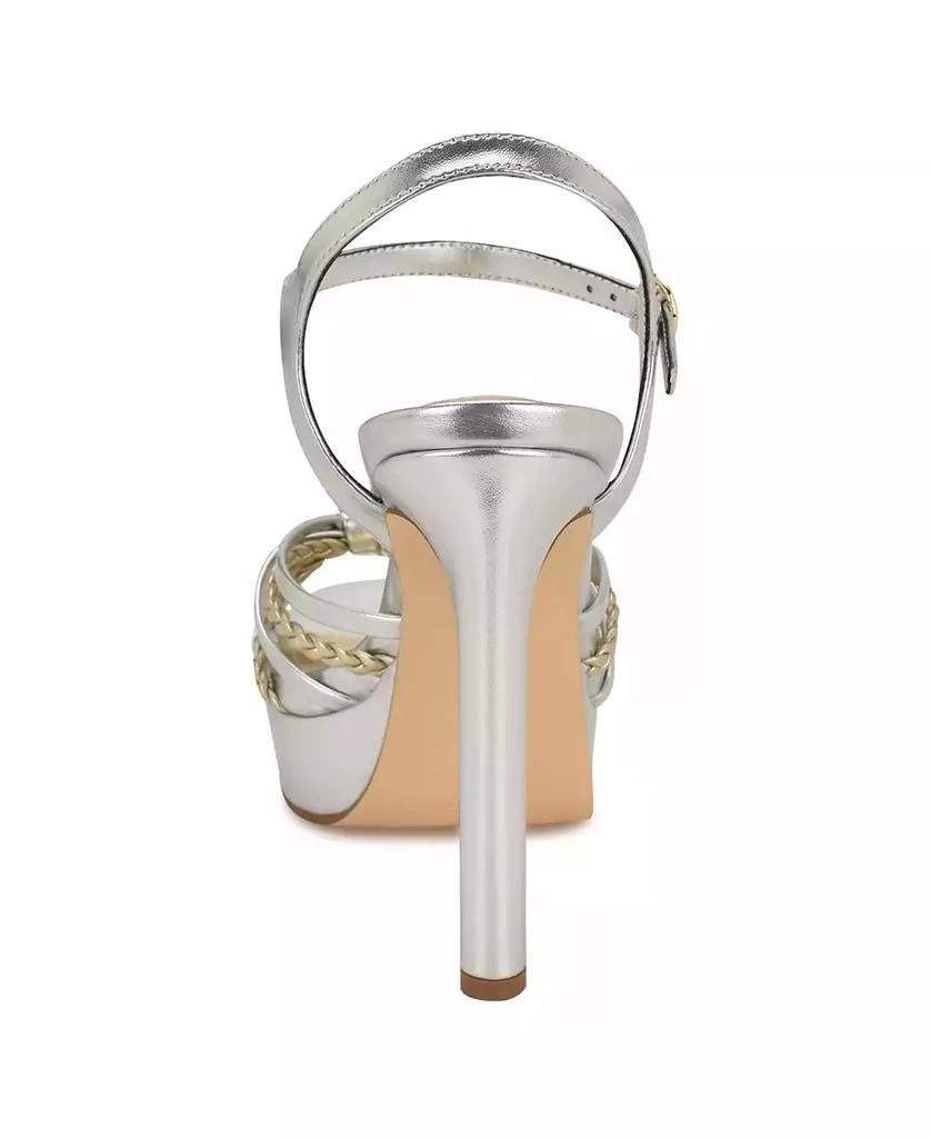 Nine West Women's Waser Strappy Platform Stiletto Sandals 3