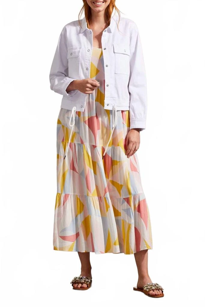 Tribal Tiered Maxi Dress In Yellovango 4