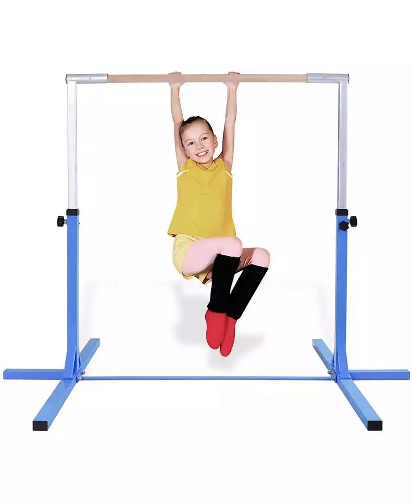KUYOTQ Adjustable Gymnastics Horizontal Bar for Kids 1
