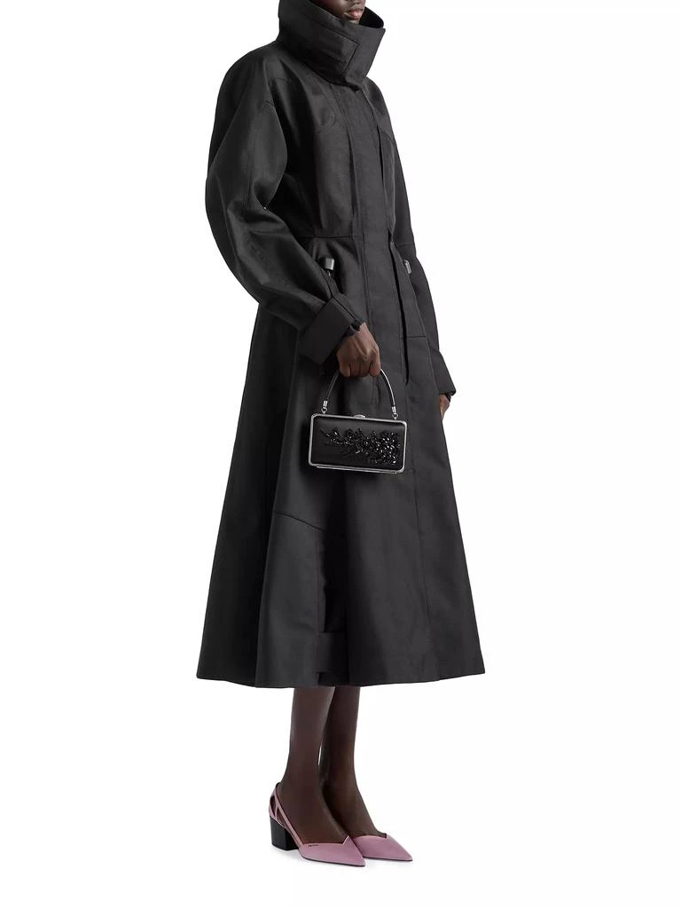 Prada Embroidered Satin Clutch 2