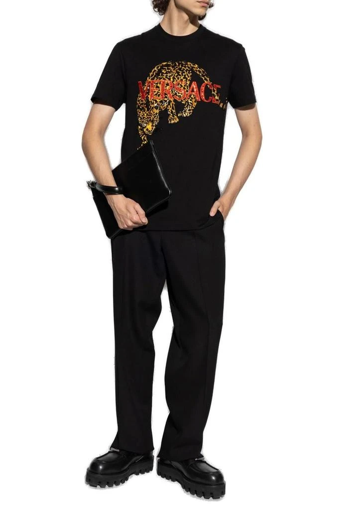 Versace Versace Embellished Crewneck T-Shirt 4