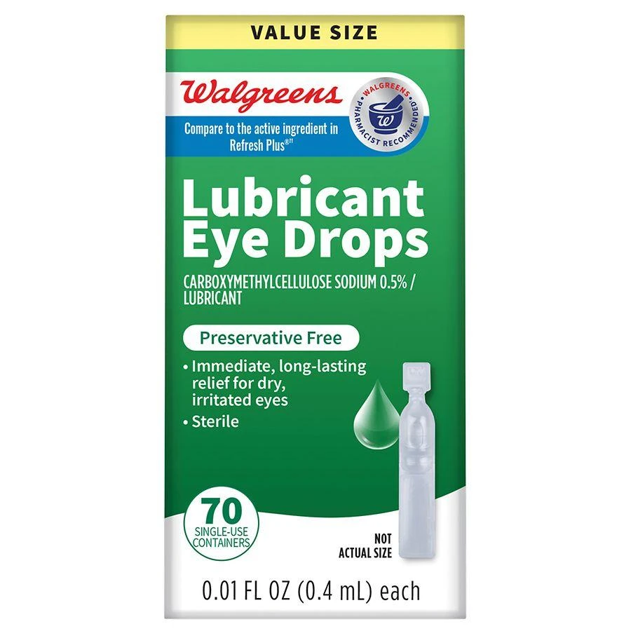 Walgreens Lubricant Preservative Free Eye Drops - Save Extra 15% OFF On $35  - BeyondStyle