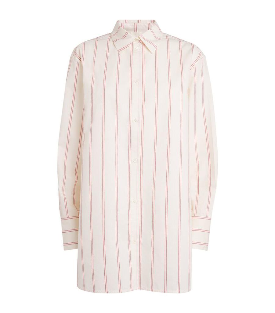 Totême Cotton-Silk Stripe Shirt