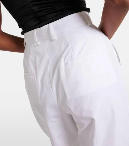 Dolce 
Gabbana High-rise cotton straight pants 6