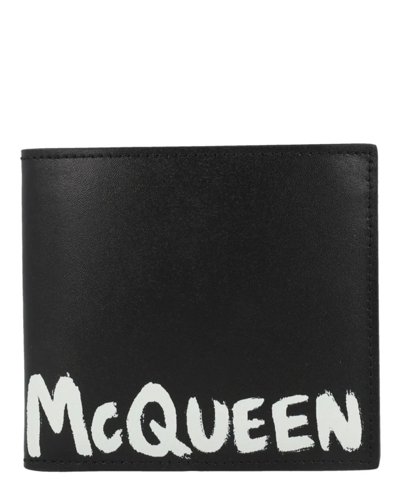 Alexander McQueen Graffiti Logo Bi-Fold Wallet 1