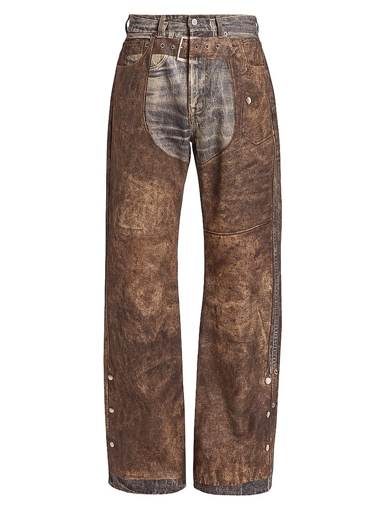 Acne Studios 2021M Darkside Distressed Jeans - Pants - Compare