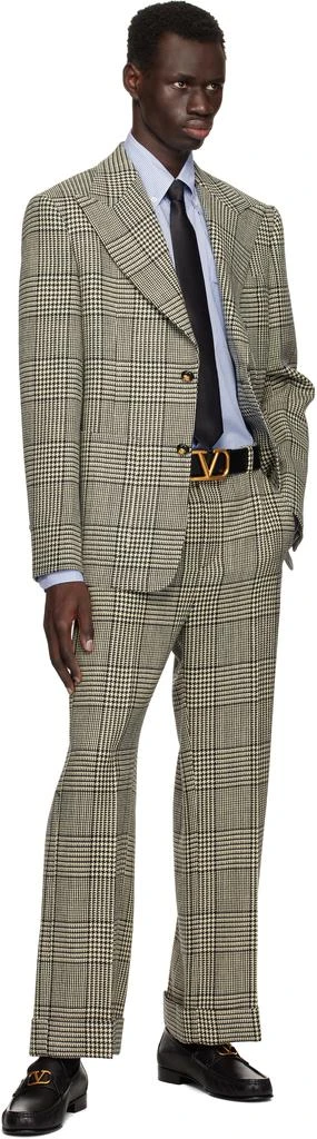 Valentino Black Silk Tie 3