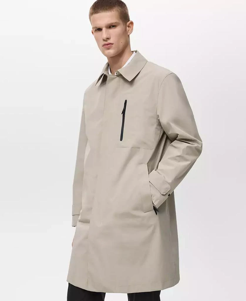Mango Men's COOLMAX Technology Waterproof Parka 6