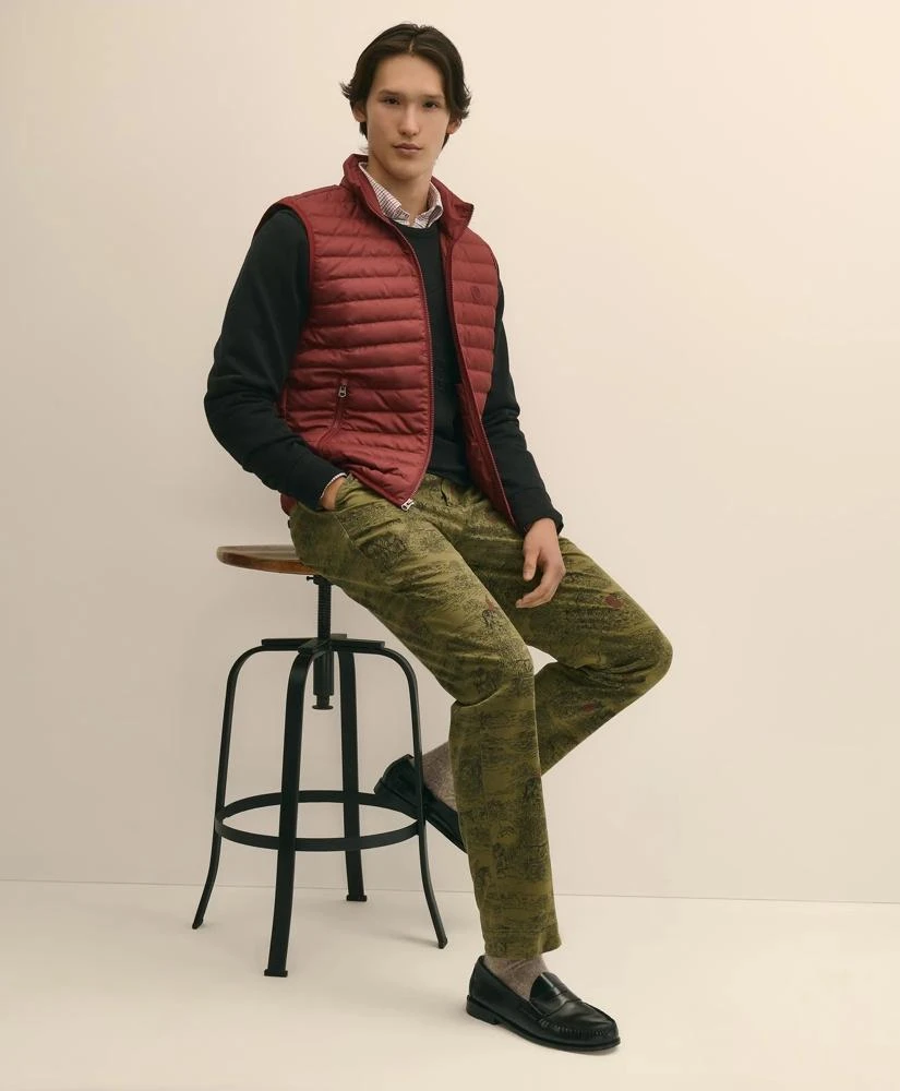 Brooks Brothers Water-Resistant Down Puffer Vest