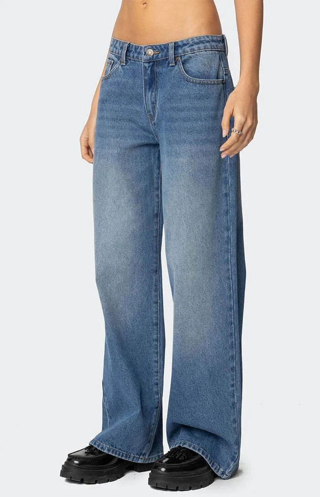 Edikted NYC Washed Low Rise Jeans 5