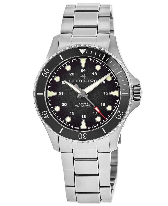 Hamilton Hamilton Khaki Navy Scuba Auto Black Dial Stainless Steel Men's Watch H82515130 1