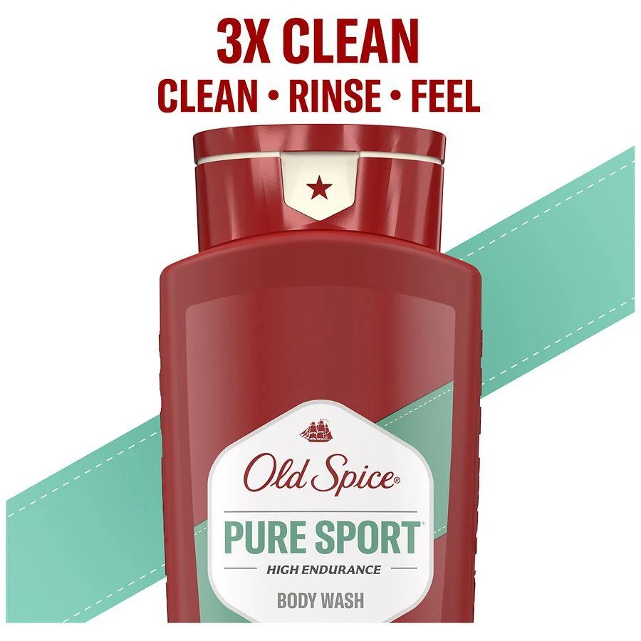 Old Spice High Endurance Body Wash For Men Pure Sport 7