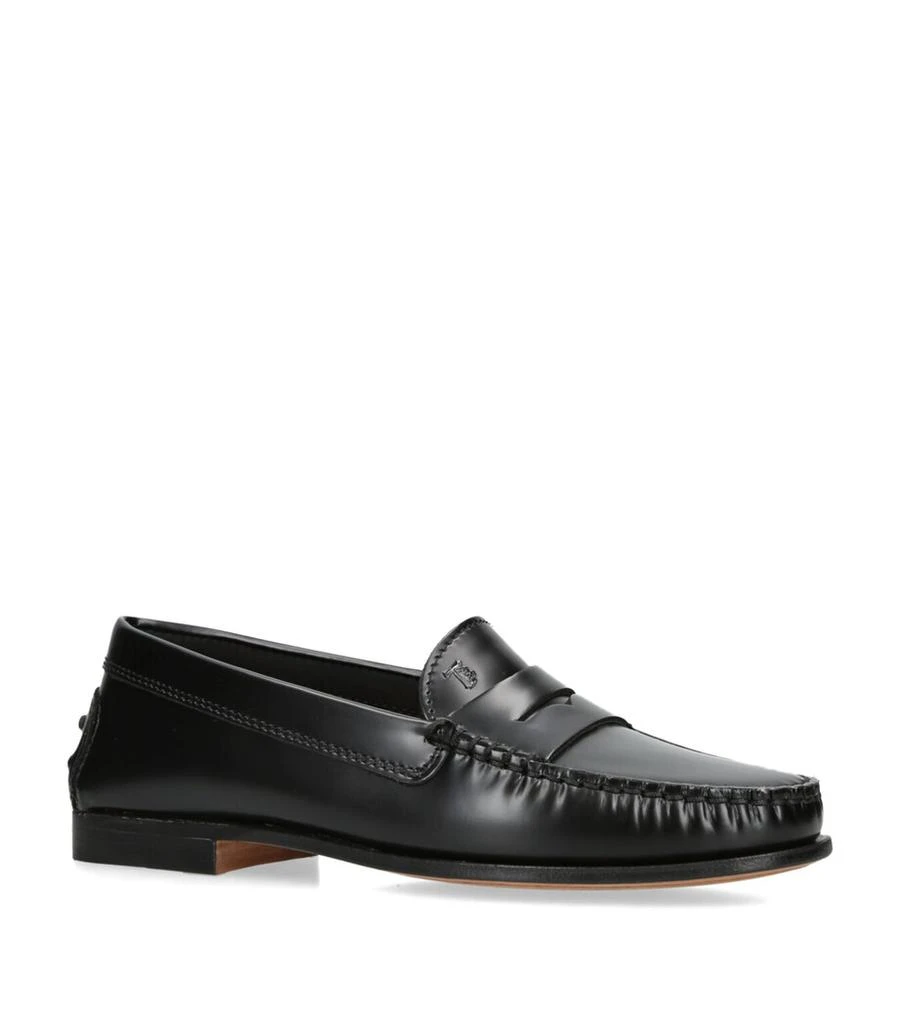 Tod's Leather Mocassino Loafers 3