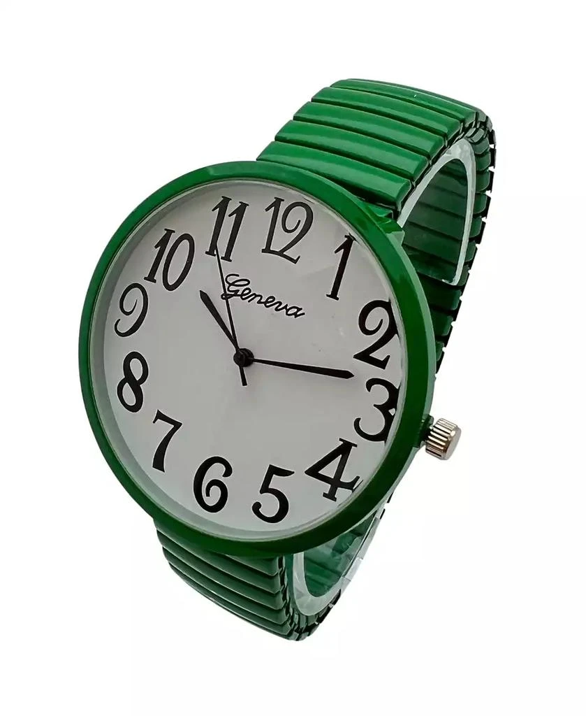 Olivia Pratt Green Big Face Fun Colors Women Watch 4