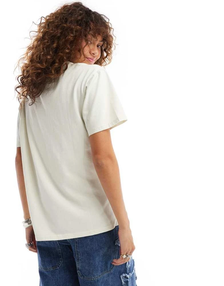 minga Minga London oversized t-shirt with doll graphic in white 4