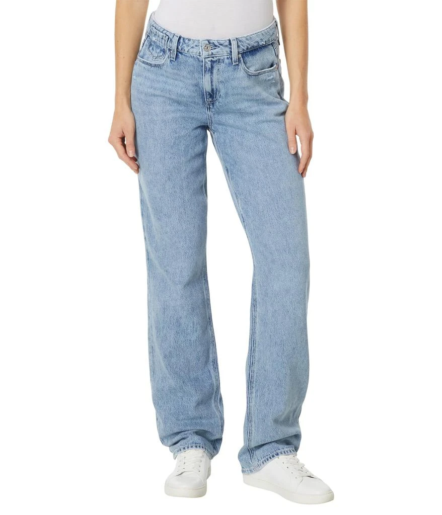 Paige Relaxed Noella Offset with Offset Coin Pocket + Wide Cuff in Dorit Distressed 1
