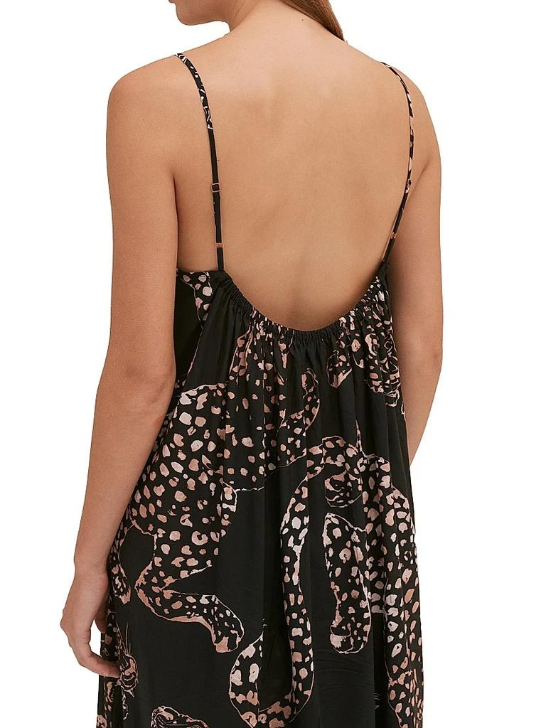 Desmond
Dempsey Jag-Print Cotton Nightie 5