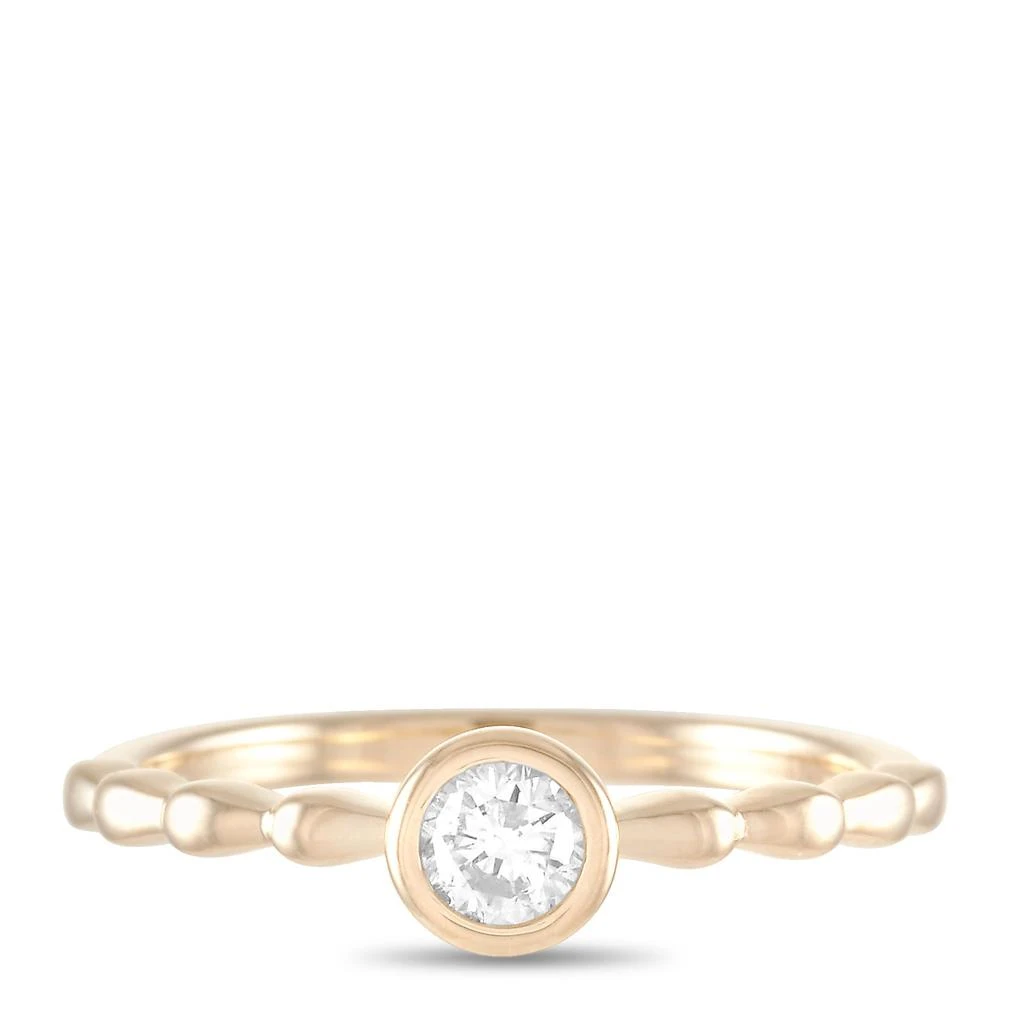 Non Branded 14K Yellow Gold 0.25ct Diamond Ring 4