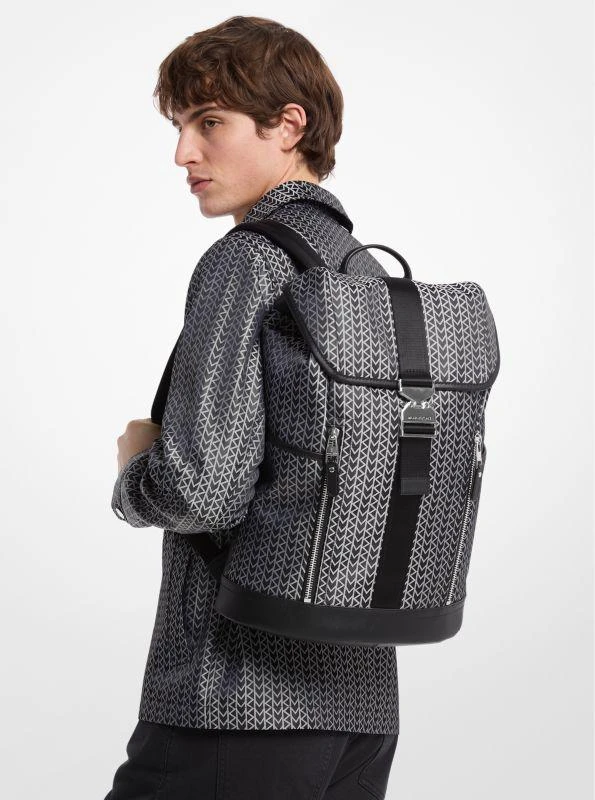 undefined Eli MK2000 Logo Jacquard Aviator Backpack 3