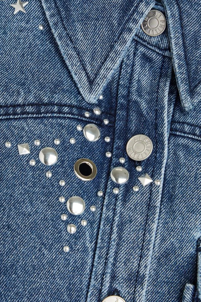 3.1 Phillip Lim Liberty embellished two-tone denim jacket 4