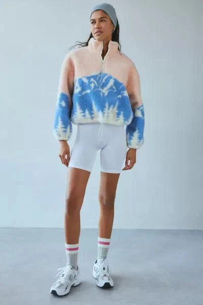 Beach Riot Beach Riot Leona Piled Fleece Quarter Zip Pullover 3