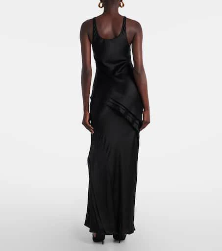 Yves Saint Laurent Silk satin slip dress 3