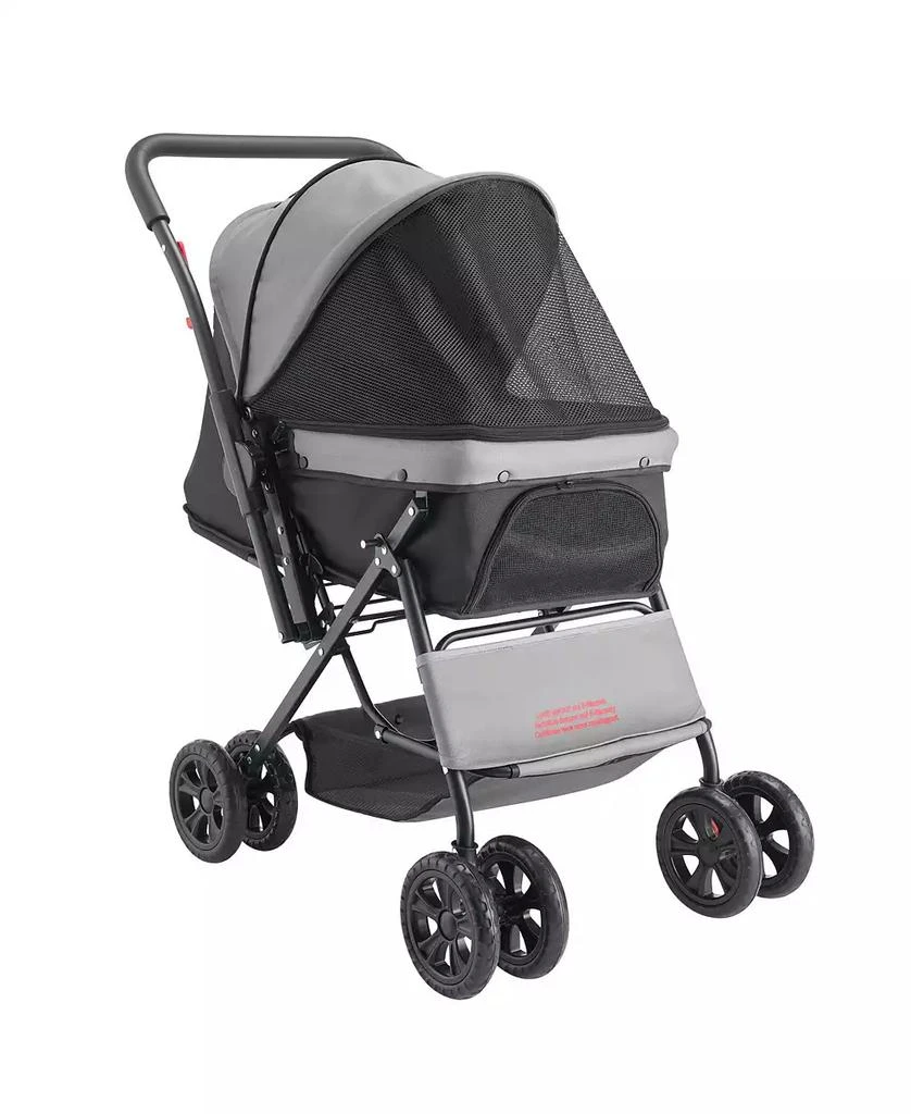 COZITO 4-Wheel Pet Stroller with Reversible Handle, Holds up to 44 lbs 10