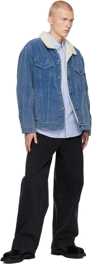 Levi's Blue Relaxed Fit Trucker Jacket 4
