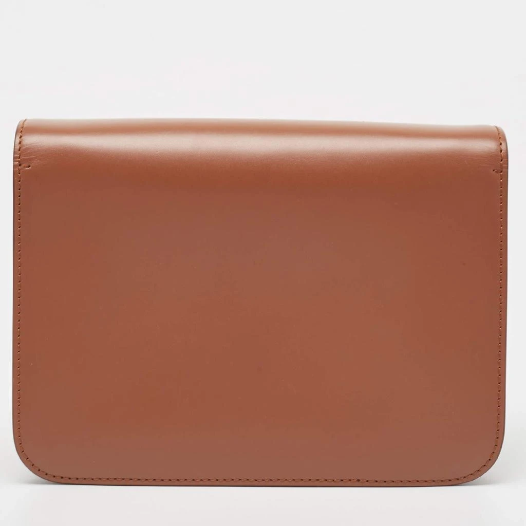 Burberry Burberry Brown Leather Small TB Shoulder Bag 4