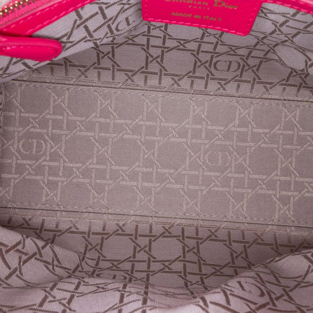Dior Dior Pink Lambskin Cannage Medium  Lady Dior 5