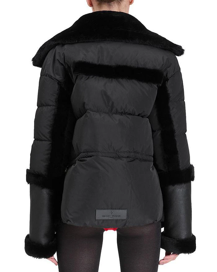 Nicole Benisti Garnier Shearling Trim Coat 3