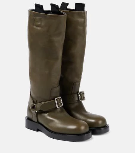 Burberry Leather knee-high boots 1