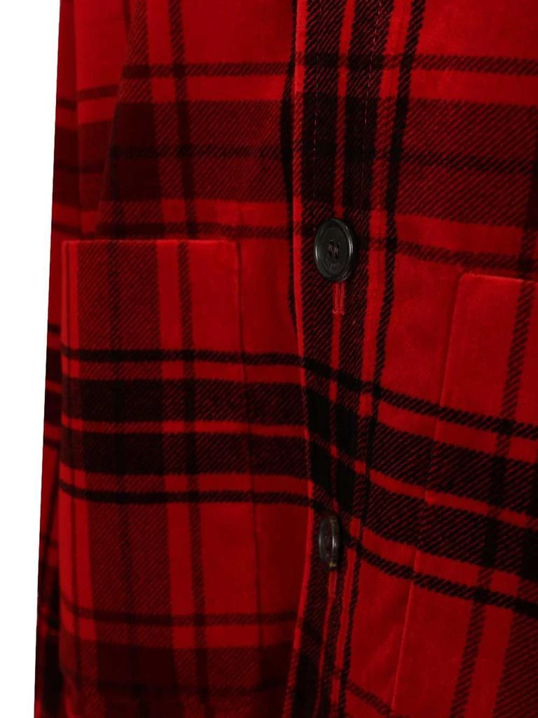 Yves Saint Laurent Saint Laurent Button-Up Tartan Jacket 5