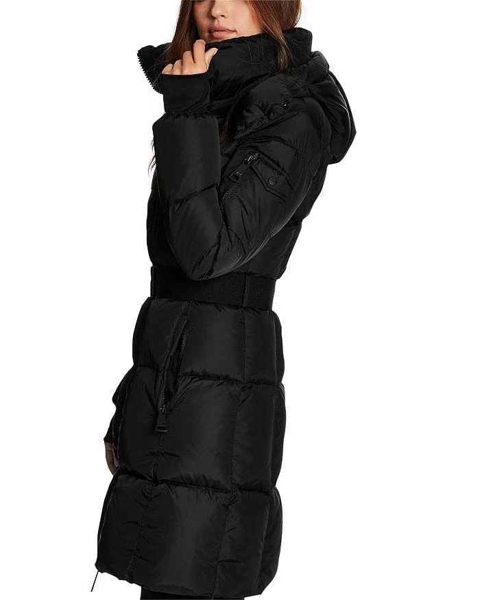SAM. Noho Belted Hooded Long Puffer Coat 3