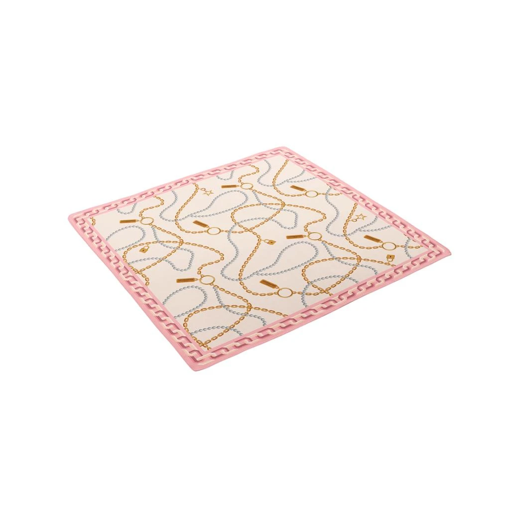 LePARMENTIER Paris Heritage Chain and Pearls Silk Bandana 2