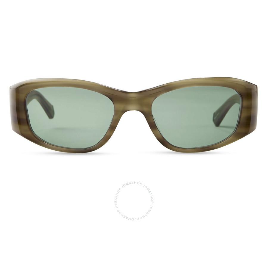 Mr. Leight ALOHA DOC S Island Green Oval Men's Sunglasses ML2035 MACA-ATG/ISLAGRN 52