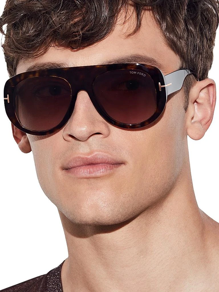 Tom Ford Cecil 55MM Pilot Sunglasses 2