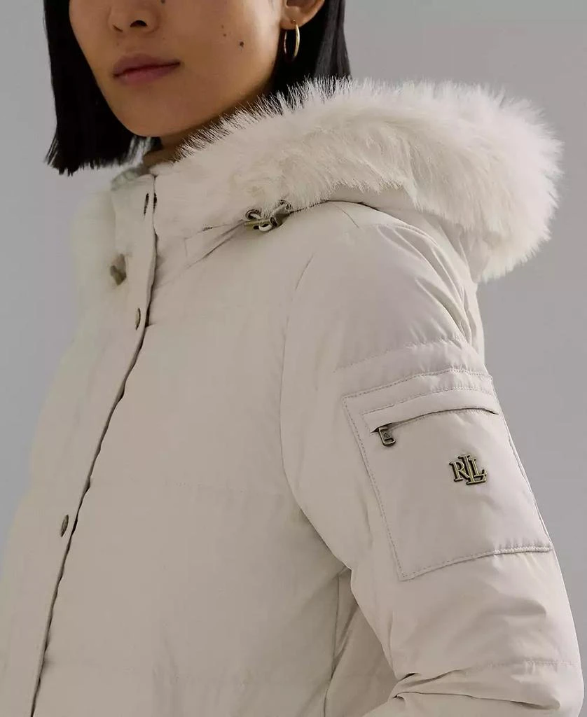 Ralph Lauren Women's Faux-Fur Hooded Puffer Coat 4