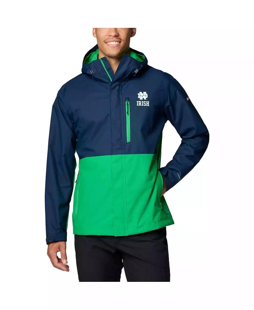 Columbia Men's Navy Notre Dame Fighting Irish Field Bound Omni-Tech Full-Zip Jacket 1