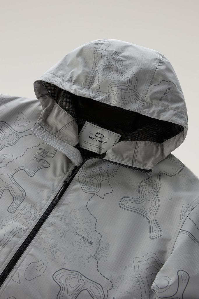 Woolrich Reflective Jacket in Ripstop Fabric - Men - Gray