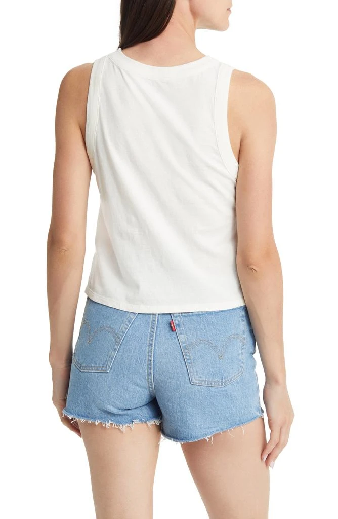 Madewell Softfade Cotton Boxy Crop Tank 2