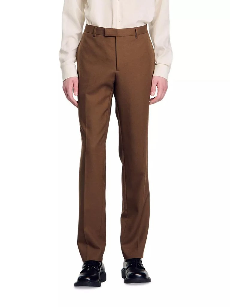 Sandro Wool Suit Trousers 4