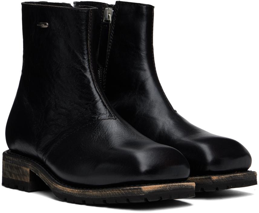 新品未使用 サイズ42 OUR LEGACY ENGINE BOOT Our Legacy - Engine Boot Deep Black Leather