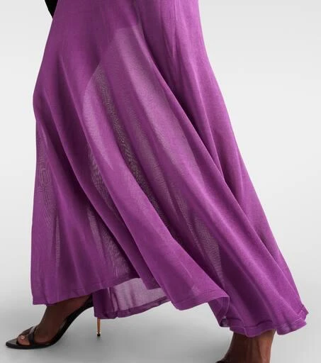Tom Ford Halterneck jersey maxi dress 5
