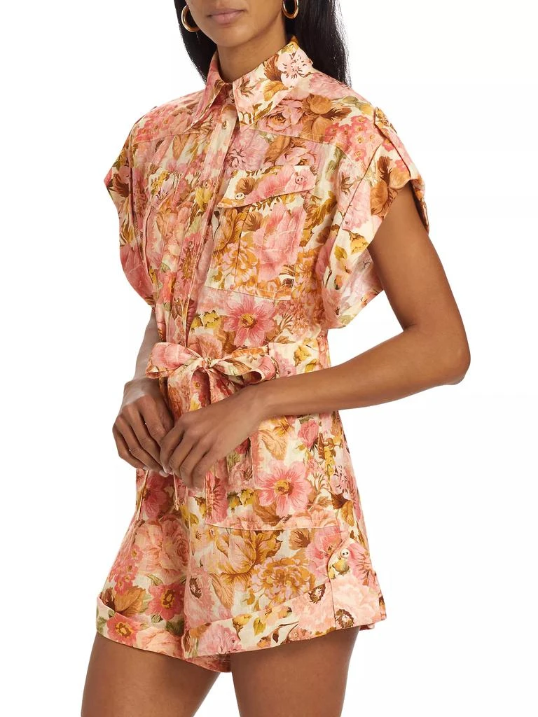 Zimmermann Golden Cuffed Romper 4