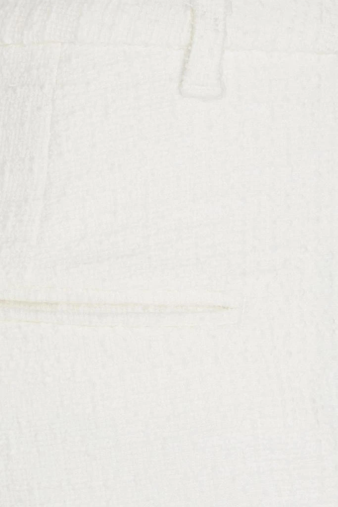 REBECCA VALLANCE Claire bouclé-tweed flared pants 4