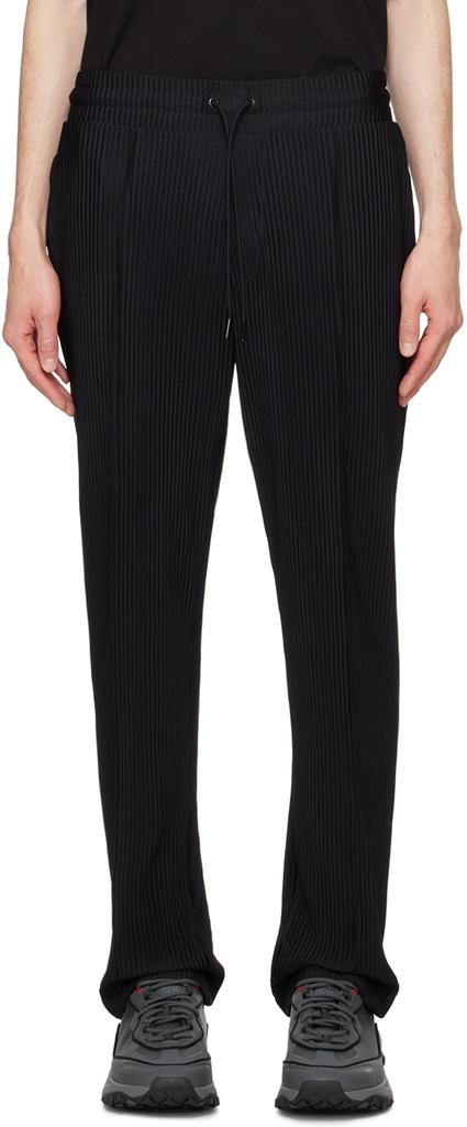Hugo Black Pleated Lounge Pants XS-WAIST-US-30 - Joggers Hugo Black Pleated Lounge Pants XS-WAIST-US-30 - Joggers