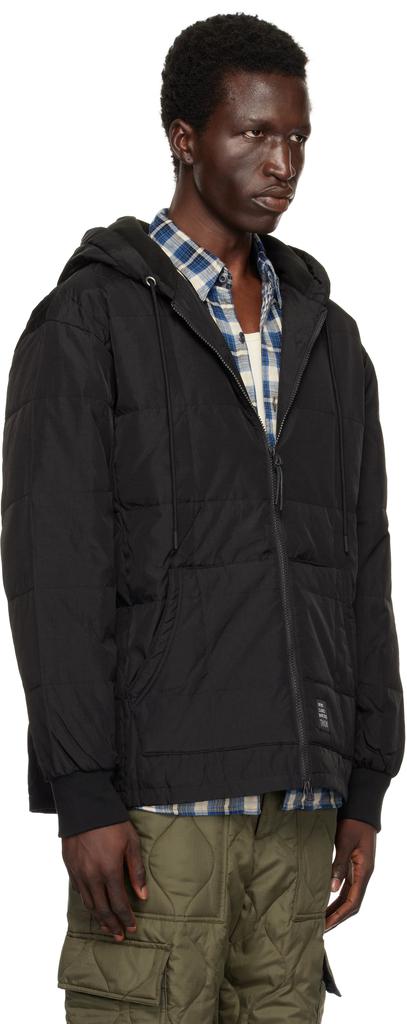 Taion Black Sport Classic Front Zip Down Jacket