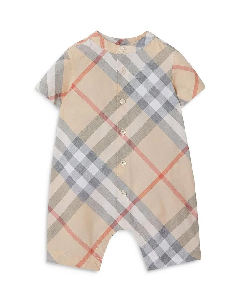 Burberry Lennie Burberry Check Romper & Cap Set - Baby 5