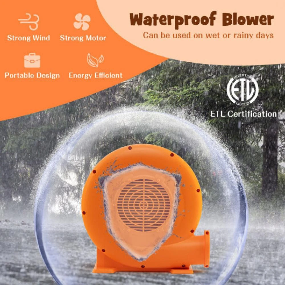 Hivvago 680W Air Blower (1.0HP) for Inflatables with 25 feet Wire and GFCI Plug 3